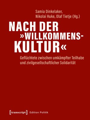 cover image of Nach der »Willkommenskultur«